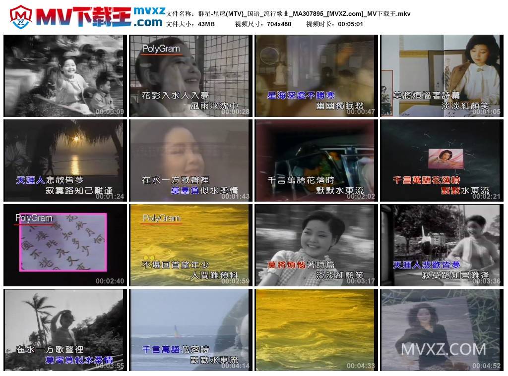 群星-星愿(MTV)_国语_流行歌曲_MA307895